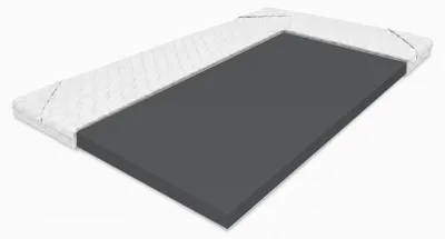 Produktbild von Crownmiller Titan 140x200 cm extra fest, Komfortschaumtopper, 5 cm hoch, abnehmbarer Bezug, 60 Grad waschbar