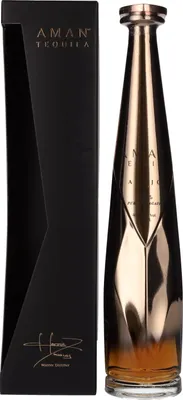 Produktbild von Aman Tequila Añejo The Professor 100% Puro de Agave 40% Vol. 0,7l in Geschenkbox