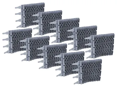 Produktbild von vhbw 10x Bürste Ersatz für Zodiac R0764900, R0774900 für Poolroboter, Poolsauger - Aus Gummi, 24,8 x 18 x 2,8 cm