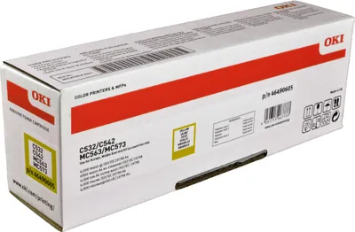 Produktbild von OKI 46490605, 6000 Seiten, Gelb, 1 Stück(e)