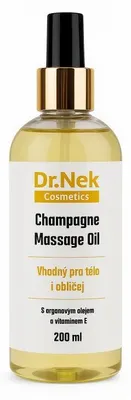 Productafbeelding van Dr. Nek Cosmetics massageolie, champagne, 200 ml