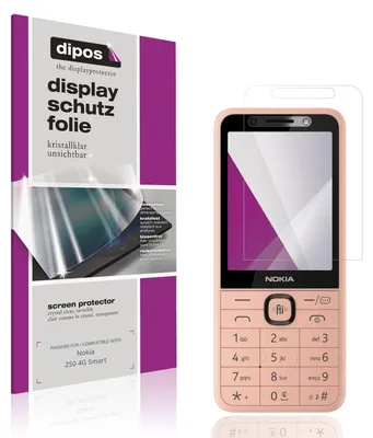 Immagine prodotto di 4x Pellicola Protettiva per Nokia 250 4G Smart Protezione Schermo Claro Display dipos