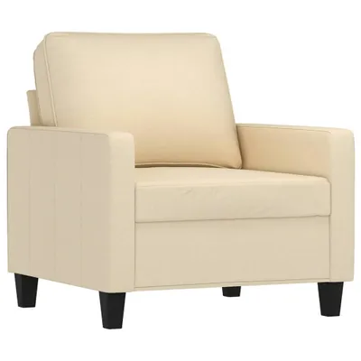 Produktbild von vidaXL Sessel Creme 60 cm Stoff