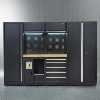 Produktbild von Werkstatteinrichtung PREMIUM 285 cm Eiche