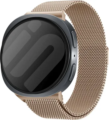 Produktbild von Strap-it Milanese Armband - Milanese Mesh Armband - passend für Samsung Galaxy Watch 8 - 40mm / Galaxy Watch 8 - 44mm / Galaxy Watch 8 Classic (rose gold / rose gold)