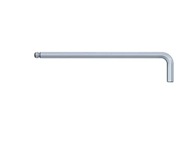 Productafbeelding van Wiha hoekschroevendraaier, zeskantige kogelschroefkop, maat 10, lengte 231 mm, gebogen - 1406