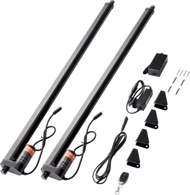 Produktbild von VEVOR 2-teiliges Linearantriebs-Set 760 mm Hochgeschwindigkeits-Linearantrieb mit 9 mm/s 12 V 220 lbs/1000 N Linearantrieb zum Heben von Fernseher/Tisch/Sofa IP54-Schutz – kabellose Fernbedienung