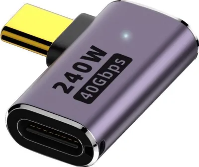 Produktbild von INF 240W Multifunktionaler Adapter: 40Gbps USB4.0 Typ-C Stecker auf Buchse