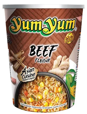 Zdjęcie produktu dla YumYum błyskawiczna azjatycka zupa makaronowa o smaku wołowiny 70 g