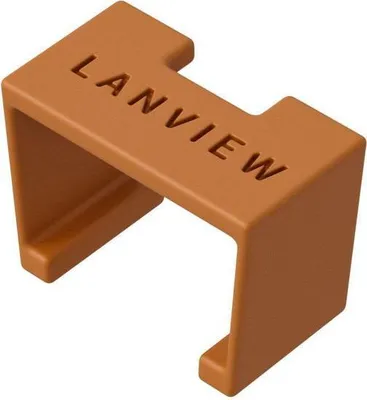 Produktbild von Lanview LVT-SC-O, Orange, Kunststoff, 150 mm, 10 mm, 5 mm, 20 Stück(e)
