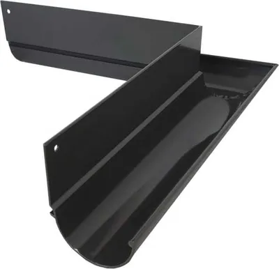 Produktbild von Renoplast Aluminium Dachrinnensystem R50, Dachrinnenwinkel, Außenwinkel 90°, Graphit