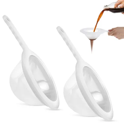 2 feinmaschige Nylonsiebe, 120 Mesh, mit Griff, für Kaffee & Saft