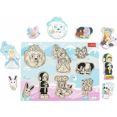 Produktbild von Trefl - Puzzle Ice castle - wooden - 1-39 dielov