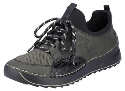 Productafbeelding van Rieker dames instapschoenen, model 51513-54, kleur zwart, maat 38