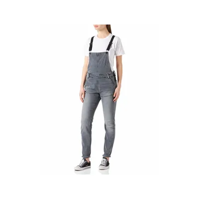 Produktbild von G-STAR RAW DENIM WORKER RADAR DUNGAREE Damen Worker-Latzhose, Größe:W25, Farbe:Sun Faded Moon Grey