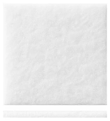 Produktbild von Filtervlies – Filtermatte Synfil 300 – Weiß – 50 x 50 x 2,5 cm – Für Teichfilter und Aquarienfilter