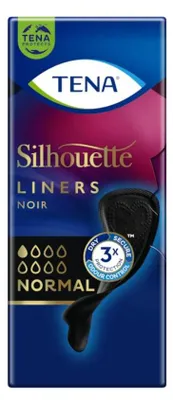 Produktbild von Tena Silhouette Inkontinenz Slipeinlagen norm.noir 10X26 St