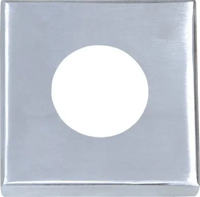 Produktbild von Abdeckrosette 81x81x16 mm Montage von oben Edelstahl V4A