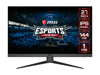 Obrázok produktu pre MSI Optix G272, 68,6 cm (27"), 1920 x 1080 px, Full HD, LCD, 1 ms, Čierna