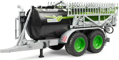 Immagine prodotto di Bruder Fliegl Fassanhänger Jumbo Line Plus, Modellfahrzeug, Spielzeug, Anhänger, Schwarz, 02036