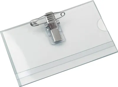 Image de Clip avec pince et épingle - 57 x 90 mm, 50 pièces