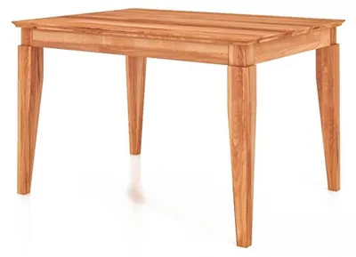 Produktbild von Esstisch Sydo aus Kernbuche massiv 80x90x77 cm mit Holzbeinen