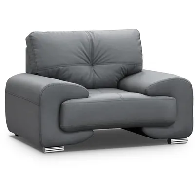 Produktbild von Polstergarnitur – Sofa-Set 3+2+1 OMEGA – Kunstleder Dolaro 04 grau, stilvoll & bequem