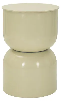 Immagine prodotto di Tavolinetto Oyi Crema Ø31x46 cm in Metallo Crema