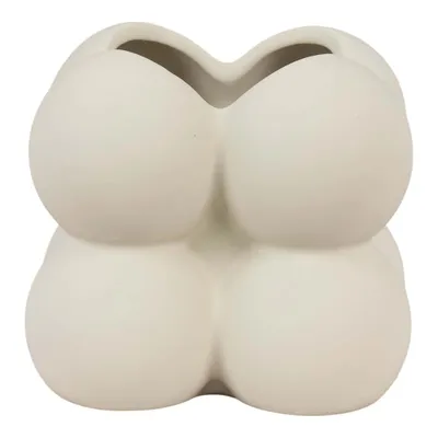 Zdjęcie produktu dla Seixal Doniczka ceramiczna szara.