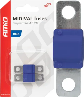 Produktbild von MTA MIDIVAL Auto-Sicherungen 100A, 2 Stück AMIO-03479