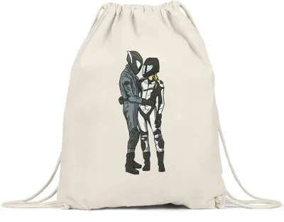 Produktbild von Biker Love Turnbeutel Gymsack  Motorradfahrer Motorradfahrerin Liebespaar Verliebt Romantisch Schatz Lieblingsmensch Liebe