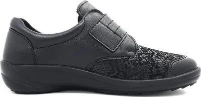Image de Aco Nani 12 : Chaussons pour femmes, modèle noir, pour un usage décontracté