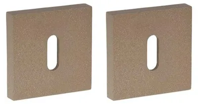 Produktbild von GAMET PLT26J-NK-L60 Schlüsselrosette quadratisch scharobé Beige