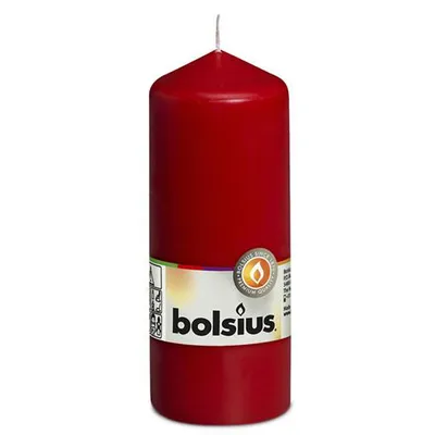 Produktbild von Bolsius Stumpenkerze Rot 150/58mm