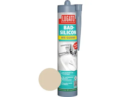 Produktbild von Lugato Bad-Silikon Wie Gummi bahamebeige 310 ml
