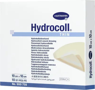 Produktbild von Hartmann HydrocollVerb. thin Z-fold 10x10cm P10 | Packung (10 Stück)