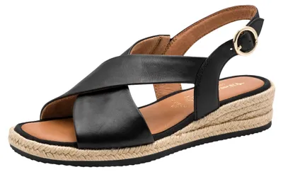 Produktbild von Tamaris Comfort Sandalette - Schwarz Leder : 36 : Normal Größe: 36 Weite: Normal