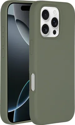 Image de Accezz Liquid Silicone Backcover avec MagSafe pour l'Apple iPhone 16 Pro Max - Cooper Green