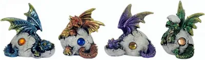 Produktbild von 4er Set Babydrachen im Ei