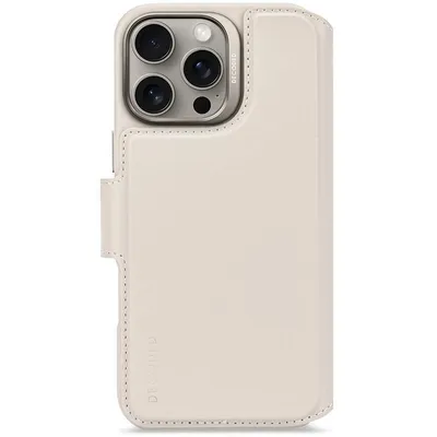 Produktbild von Decoded, iPhone 16 Pro Max Folio MagSafe Hülle mit Kartenhalter und abnehmbarem Cover, Gelbgrau