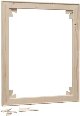 Produktbild von Deknudt S335 Keilrahmen naturfarbiges Holz 60x80 cm