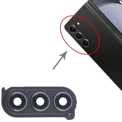Produktbild von Für Samsung Galaxy Z Fold5 Kamera-Linsenabdeckung Rückseite Ersatzteil Schwarz