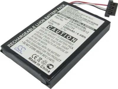 Image de TECHTEK Batterie compatible avec [Navman] N60i Navpix remplace E4MT081202B12