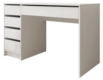 Produktbild von MIRJAN24 Schreibtisch / Schminktisch Ada, Elegante Kosmetiktisch, Frisiertisch, Modern Schlafzimmer (Weiß)
