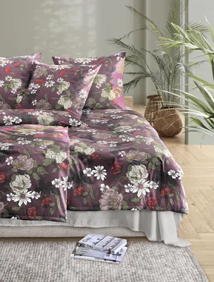 Produktbild von Irisette GmbH & Co. KG Mako-Satin Bettwäsche Set Wave 8625 Farbe multi Größe 135x200+80x80