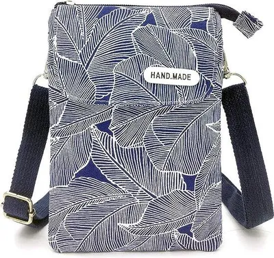 Produktbild von Schultertas für Damen, multifunktionale Tasche mit Schultergurt, für den Alltag, Schulen, Einkauf, Handytasche, blau