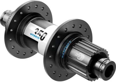 Produktbild von DT Swiss Nabe MTB Hybrid HR 350 32 Loch Schwarz - robuste eMTB Hinterradnabe