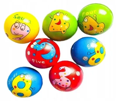 Produktbild von Adar Schaumstoffball "Zahlen - 1" Anti-Stress Ball
