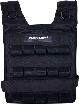 Produktbild von Tunturi 14TUSCF098, Weste mit Gewichten, 30 g, Universalgröße, Schwarz, 1 kg