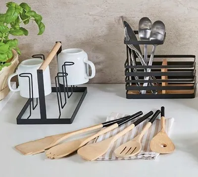 Produktbild von Smukee Bambus Küchenhelfer-Set - Natürliche Kochutensilien 5-teilig
